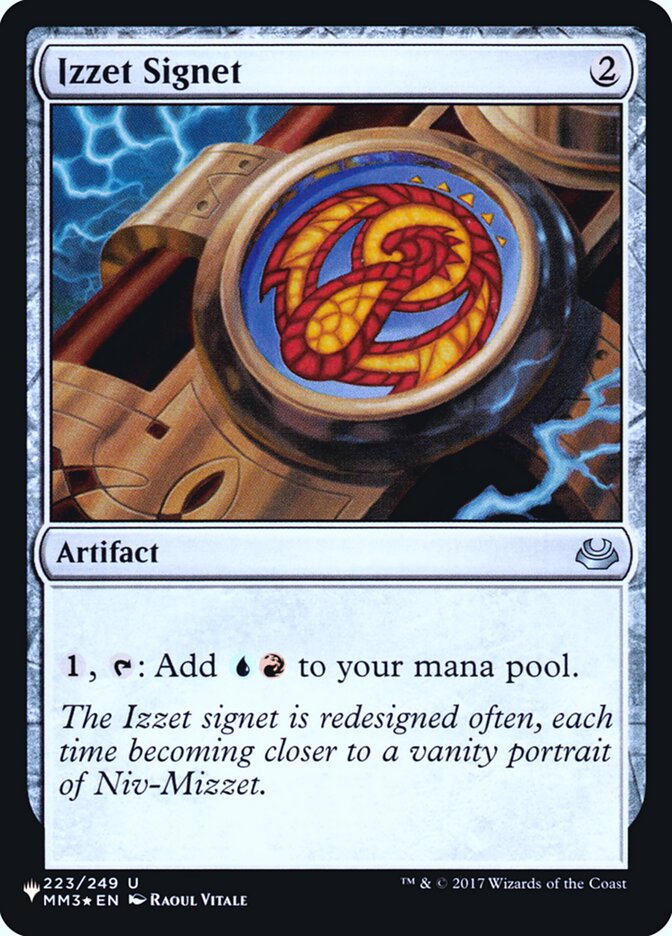 Izzet Signet [Secret Lair: Heads I Win, Tails You Lose] - Magic: The Gathering - Card Brawlers | Quebec | Canada |