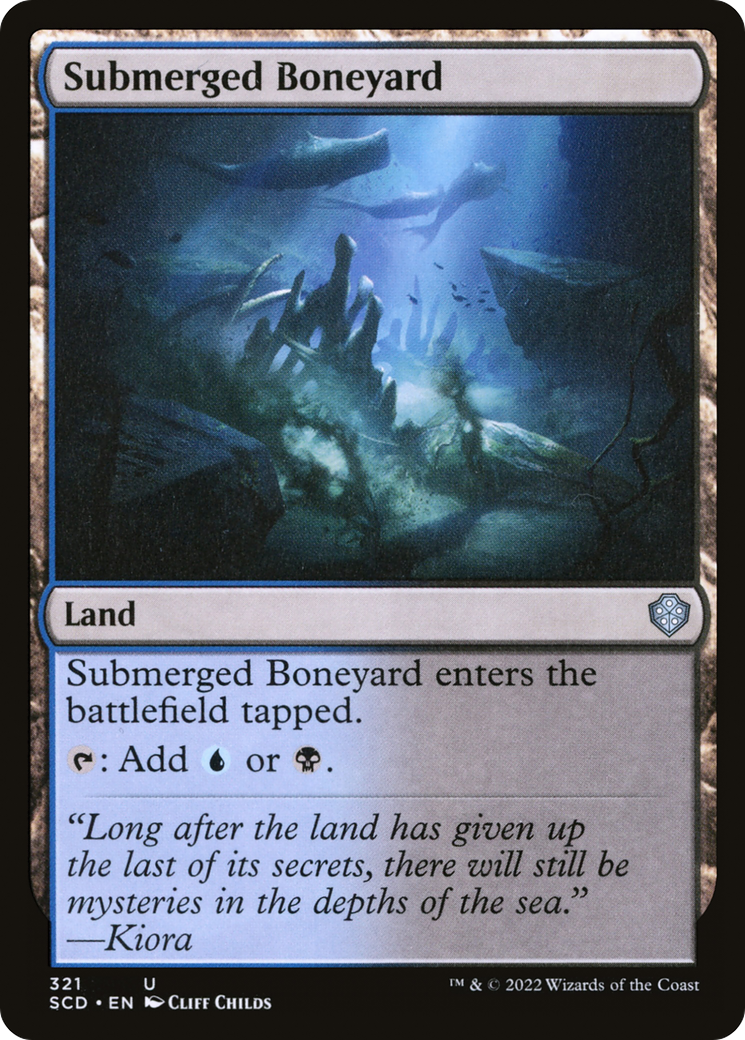 Submerged Boneyard [Starter Commander Decks] - Magic: The Gathering - Card Brawlers | Quebec | Canada |