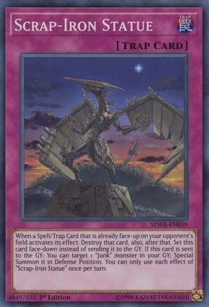 Scrap-Iron Statue [SPWA-EN059] Super Rare - Yu-Gi-Oh! - Card Brawlers | Quebec | Canada |