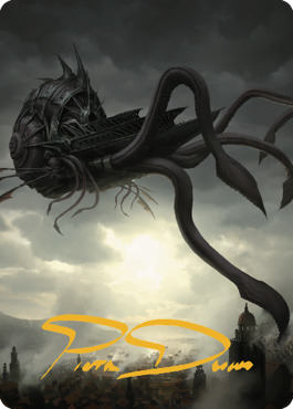 Nautiloid Ship Art Card (Gold-Stamped Signature) [Commander Legends: Battle for Baldur's Gate Art Series] - Magic: The Gathering - Card Brawlers | Quebec | Canada |