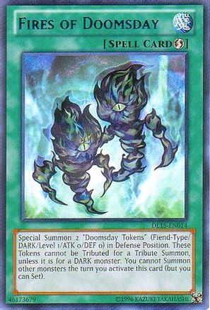 Fires of Doomsday (Blue) (DL15-EN014) Rare