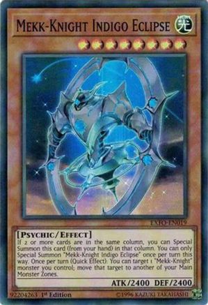 Mekk-Knight Indigo Eclipse [EXFO-EN019] Super Rare - Yu-Gi-Oh! - Card Brawlers | Quebec | Canada |