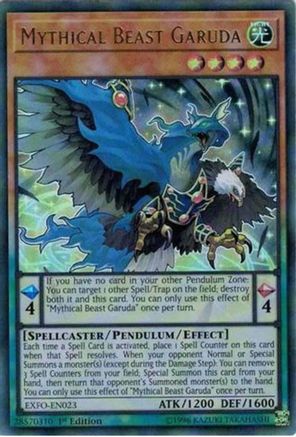 Mythical Beast Garuda [EXFO-EN023] Ultra Rare - Yu-Gi-Oh! - Card Brawlers | Quebec | Canada |