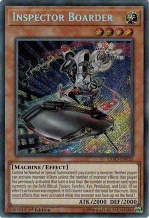 Inspector Boarder [EXFO-EN035] Secret Rare - Yu-Gi-Oh! - Card Brawlers | Quebec | Canada |