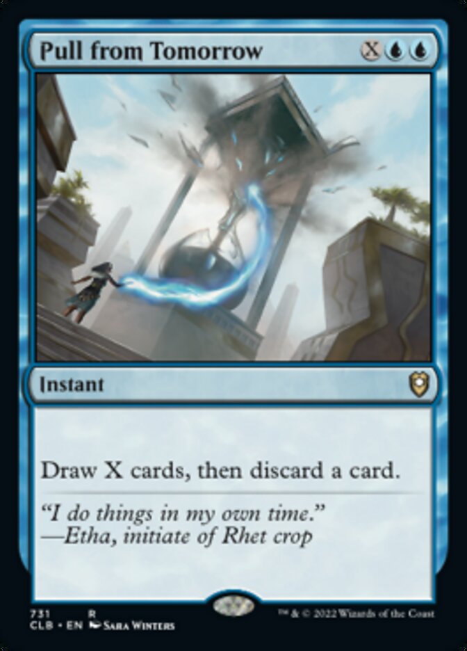 Pull from Tomorrow [Commander Legends: Battle for Baldur's Gate] - Magic: The Gathering - Card Brawlers | Quebec | Canada |