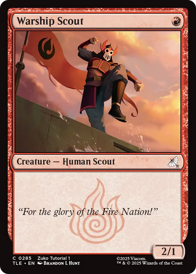 Warship scout (0285) [Avatar: The Last Airbender: Eternal-Legal] - Magic: The Gathering - Card Brawlers | Quebec | Canada |
