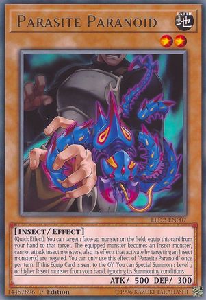 Parasite Paranoid [LED2-EN007] Rare - Yu-Gi-Oh! - Card Brawlers | Quebec | Canada |