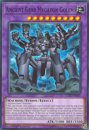 Ancient Gear Megaton Golem [LED2-EN031] Super Rare - Yu-Gi-Oh! - Card Brawlers | Quebec | Canada |