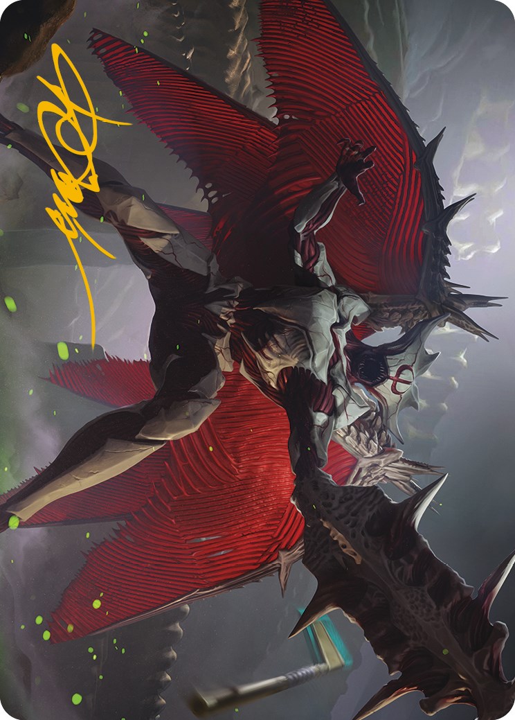 Phyrexian Vindicator Art Card (Gold-Stamped Signature) [Phyrexia: All Will Be One Art Series] - Magic: The Gathering - Card Brawlers | Quebec | Canada |