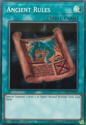 Ancient Rules [LCKC-EN039] Secret Rare - Yu-Gi-Oh! - Card Brawlers | Quebec | Canada |