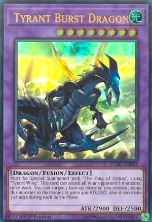 Tyrant Burst Dragon [LCKC-EN063] Ultra Rare - Yu-Gi-Oh! - Card Brawlers | Quebec | Canada |