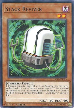Stack Reviver [SP18-EN005] Common - Yu-Gi-Oh! - Card Brawlers | Quebec | Canada |