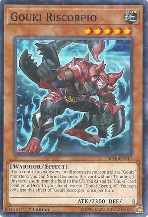 Gouki Riscorpio [SP18-EN017] Starfoil Rare - Yu-Gi-Oh! - Card Brawlers | Quebec | Canada |