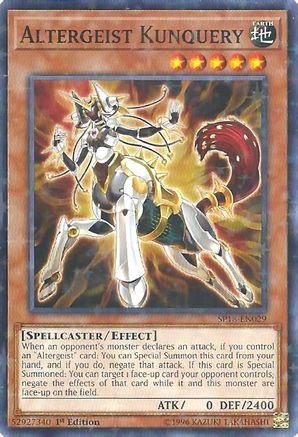 Altergeist Kunquery [SP18-EN029] Starfoil Rare - Yu-Gi-Oh! - Card Brawlers | Quebec | Canada |
