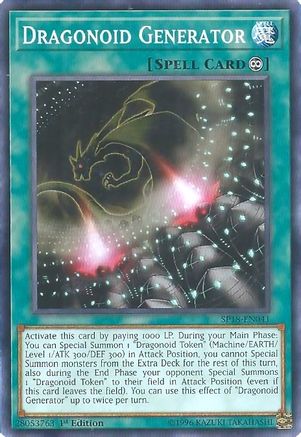 Dragonoid Generator [SP18-EN041] Common - Yu-Gi-Oh! - Card Brawlers | Quebec | Canada |