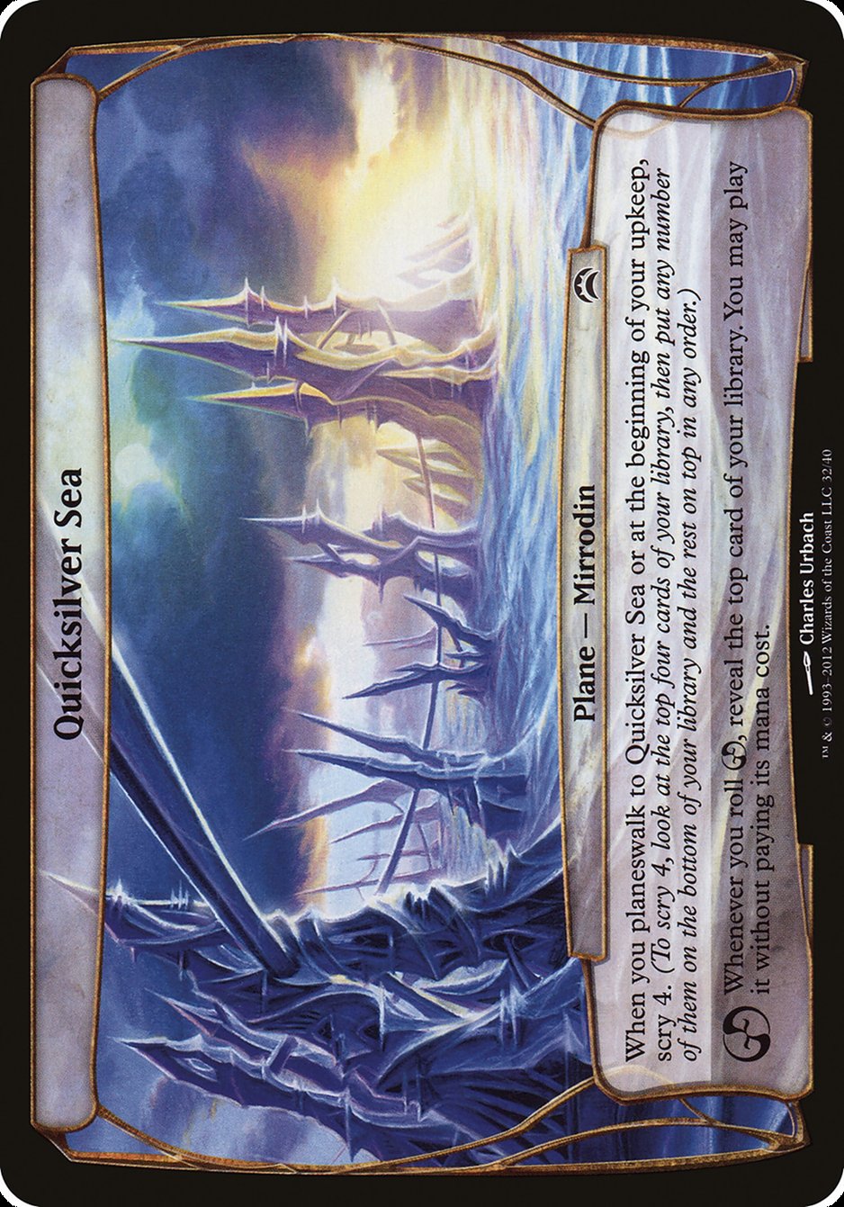 Quicksilver Sea (Planes) [Planechase 2012 Planes] - Magic: The Gathering - Card Brawlers | Quebec | Canada |