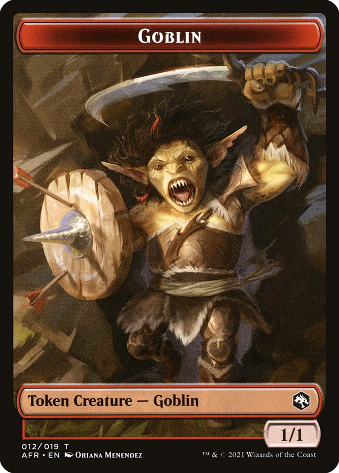 Lost Mine of Phandelver // Goblin Double-Sided Token [Dungeons & Dragons: Adventures in the Forgotten Realms Tokens] - Magic: The Gathering - Card Brawlers | Quebec | Canada |