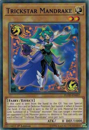 Trickstar Mandrake [FLOD-EN007] Common - Yu-Gi-Oh! - Card Brawlers | Quebec | Canada |