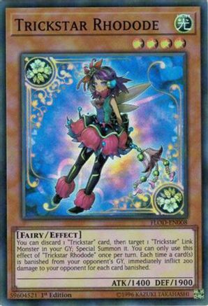 Trickstar Rhodode [FLOD-EN008] Super Rare - Yu-Gi-Oh! - Card Brawlers | Quebec | Canada |