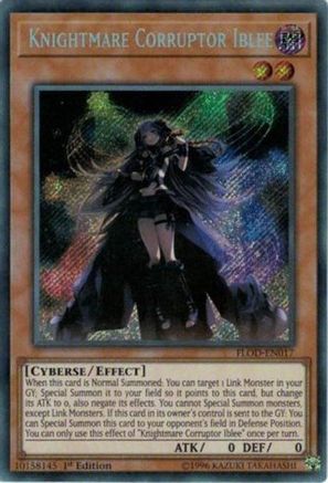 Knightmare Corruptor Iblee [FLOD-EN017] Secret Rare - Yu-Gi-Oh! - Card Brawlers | Quebec | Canada |