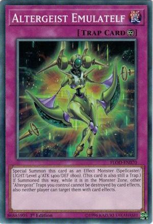 Altergeist Emulatelf [FLOD-EN070] Common - Yu-Gi-Oh! - Card Brawlers | Quebec | Canada |