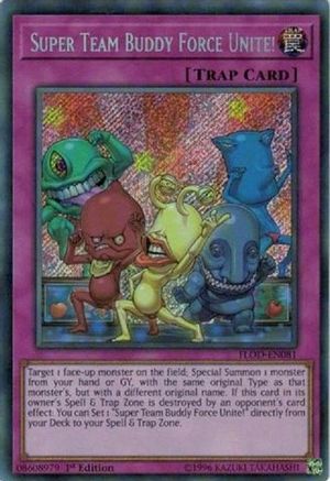 Super Team Buddy Force Unite! [FLOD-EN081] Secret Rare - Yu-Gi-Oh! - Card Brawlers | Quebec | Canada |