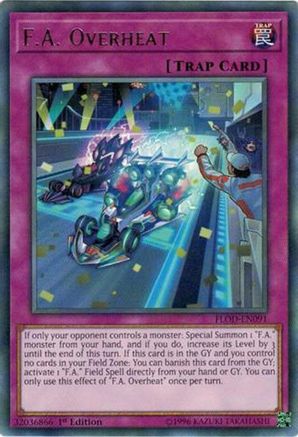 F.A. Overheat [FLOD-EN091] Rare - Yu-Gi-Oh! - Card Brawlers | Quebec | Canada |