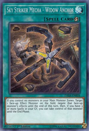 Sky Striker Mecha - Widow Anchor [DASA-EN034] Secret Rare - Yu-Gi-Oh! - Card Brawlers | Quebec | Canada |