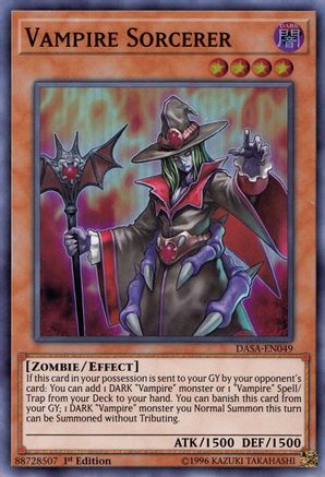 Vampire Sorcerer [DASA-EN049] Super Rare - Yu-Gi-Oh! - Card Brawlers | Quebec | Canada |