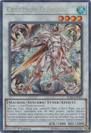 Crystron Quandax [BLRR-EN083] Secret Rare - Yu-Gi-Oh! - Card Brawlers | Quebec | Canada |