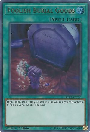 Foolish Burial Goods [BLRR-EN095] Ultra Rare - Yu-Gi-Oh! - Card Brawlers | Quebec | Canada |