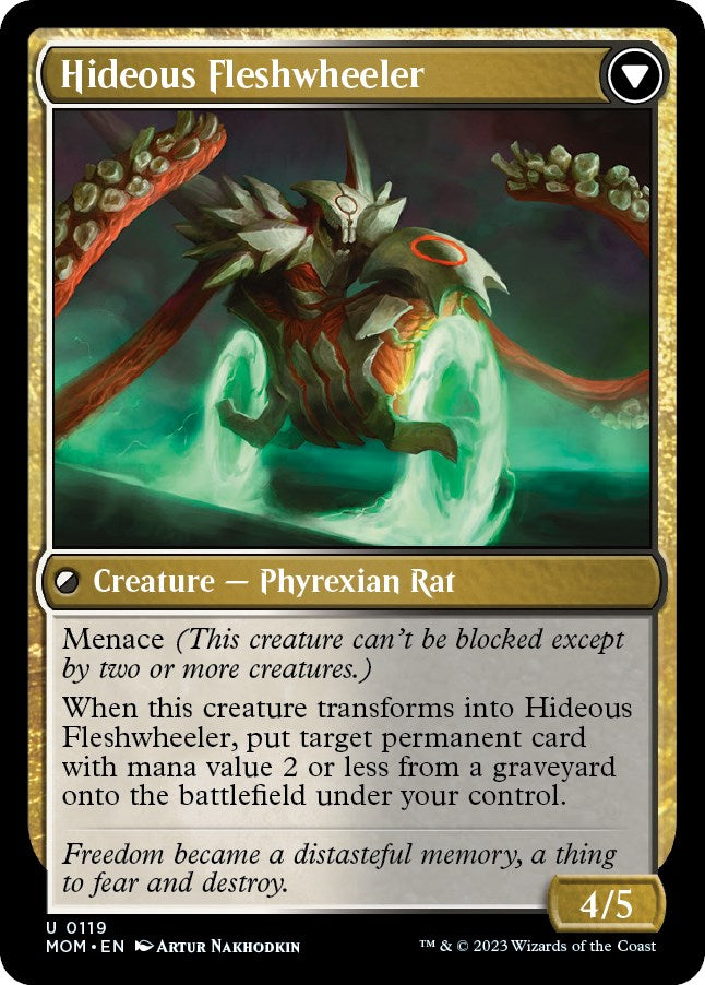 Nezumi Freewheeler // Hideous Fleshwheeler [March of the Machine] - Magic: The Gathering - Card Brawlers | Quebec | Canada |