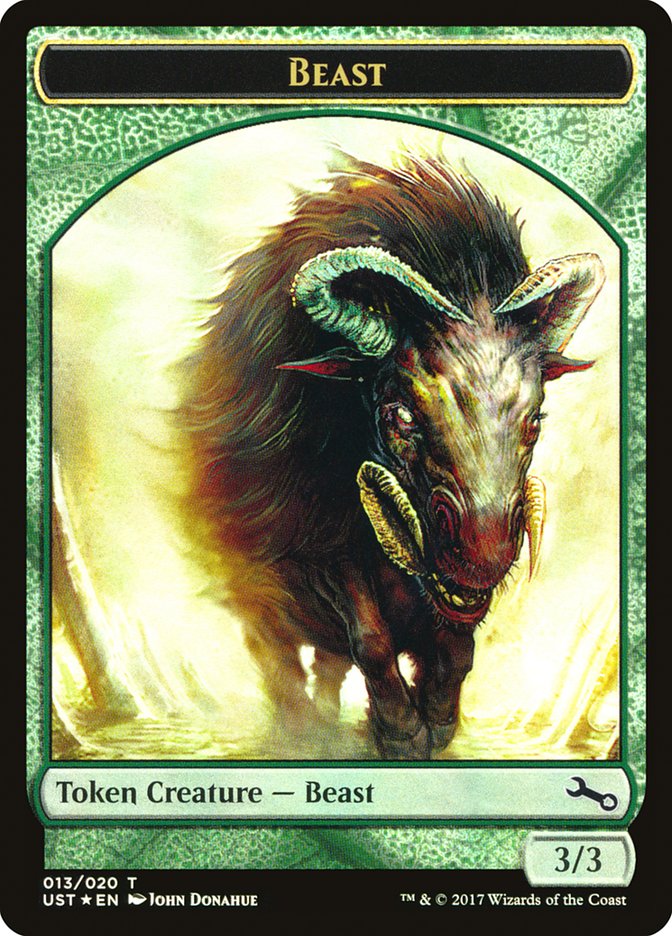 Beast // Beast Double-Sided Token [Unstable Tokens] - Magic: The Gathering - Card Brawlers | Quebec | Canada |