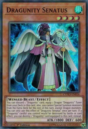 Dragunity Senatus [CYHO-EN016] Super Rare - Yu-Gi-Oh! - Card Brawlers | Quebec | Canada |