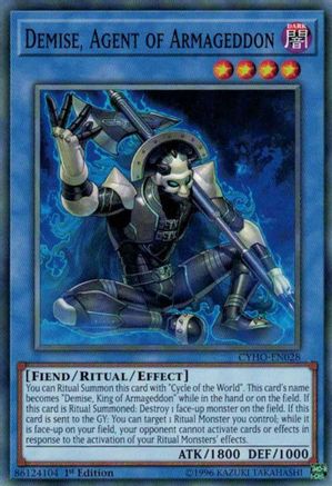Demise, Agent of Armageddon [CYHO-EN028] Common - Yu-Gi-Oh! - Card Brawlers | Quebec | Canada |