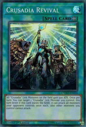 Crusadia Revival [CYHO-EN054] Super Rare - Yu-Gi-Oh! - Card Brawlers | Quebec | Canada |