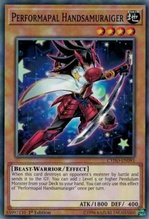 Performapal Handsamuraiger [CYHO-EN093] Common - Yu-Gi-Oh! - Card Brawlers | Quebec | Canada |