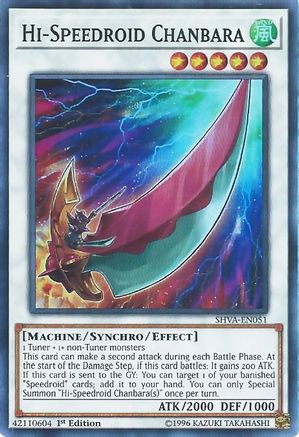 Hi-Speedroid Chanbara [SHVA-EN051] Super Rare - Yu-Gi-Oh! - Card Brawlers | Quebec | Canada |