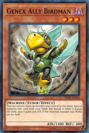 Genex Ally Birdman [SDPL-EN016] Common - Yu-Gi-Oh! - Card Brawlers | Quebec | Canada |