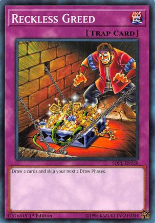 Reckless Greed [SDPL-EN038] Common - Yu-Gi-Oh! - Card Brawlers | Quebec | Canada |