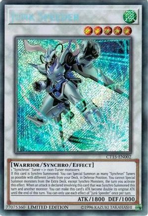 Junk Speeder [CT15-EN002] Secret Rare - Yu-Gi-Oh! - Card Brawlers | Quebec | Canada |