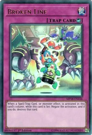 Broken Line [MP18-EN156] Ultra Rare - Yu-Gi-Oh! - Card Brawlers | Quebec | Canada |