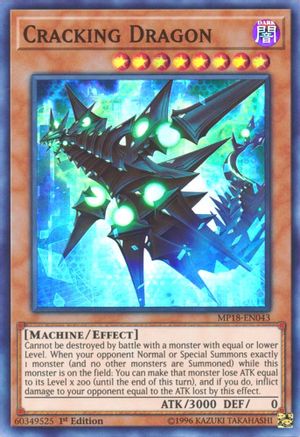 Cracking Dragon [MP18-EN043] Super Rare - Yu-Gi-Oh! - Card Brawlers | Quebec | Canada |