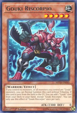 Gouki Riscorpio [MP18-EN040] Rare - Yu-Gi-Oh! - Card Brawlers | Quebec | Canada |