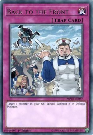 Back to the Front [MP18-EN087] Rare - Yu-Gi-Oh! - Card Brawlers | Quebec | Canada |