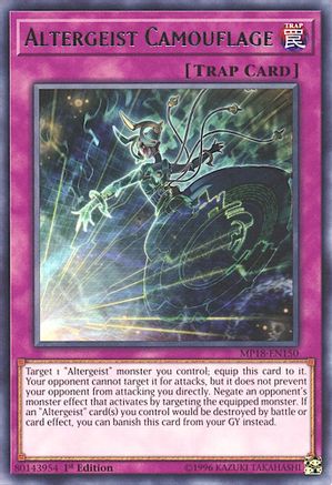 Altergeist Camouflage [MP18-EN150] Rare - Yu-Gi-Oh! - Card Brawlers | Quebec | Canada |