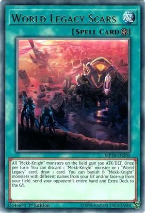 World Legacy Scars [MP18-EN205] Rare - Yu-Gi-Oh! - Card Brawlers | Quebec | Canada |