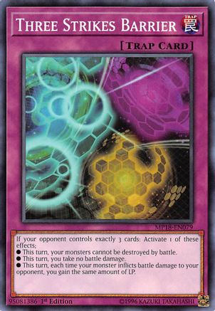 Three Strikes Barrier [MP18-EN079] Common - Yu-Gi-Oh! - Card Brawlers | Quebec | Canada |