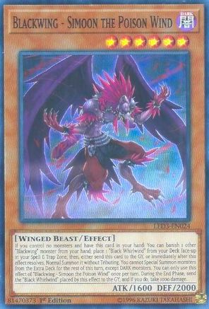 Blackwing - Simoon the Poison Wind [LED3-EN024] Super Rare - Yu-Gi-Oh! - Card Brawlers | Quebec | Canada |