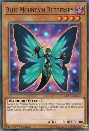 Blue Mountain Butterspy [LEHD-ENC07] Common - Yu-Gi-Oh! - Card Brawlers | Quebec | Canada |